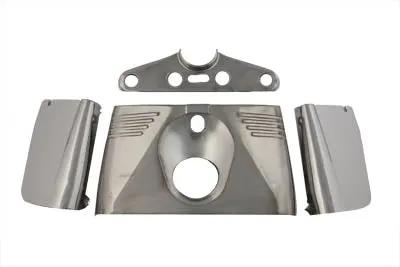 V-Twin Replica Triple Tree Cover Kit Stainless Steel for Harley Davidson FLH 1949-1958 by V-Twin
