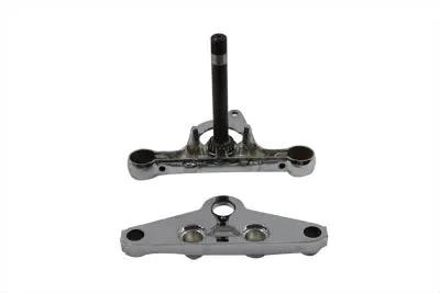 V-Twin Chrome Triple Tree Set for Harley Davidson FXST (1988-1997) by V-Twin
