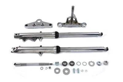 V-Twin Fork Assembly with Polished Sliders for Harley Davidson FXST (1984-1993) by V-Twin