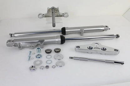 V-Twin 41mm Fork Assembly with Polished Sliders for FXST, FL, and FLST Models by V-Twin