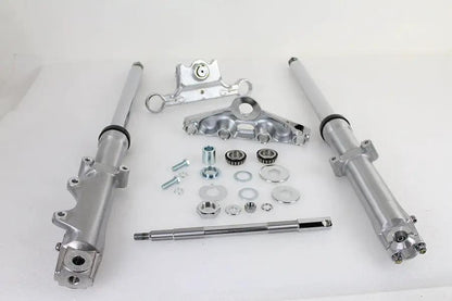 V-Twin 41mm Fork Assembly with Polished Sliders for FXST, FL, and FLST Models by V-Twin