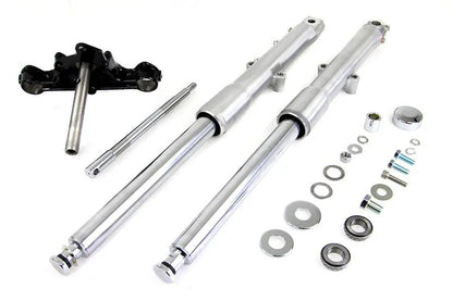 V-Twin 41mm Fork Assembly with Polished Sliders for Harley Davidson FLST Models by V-Twin