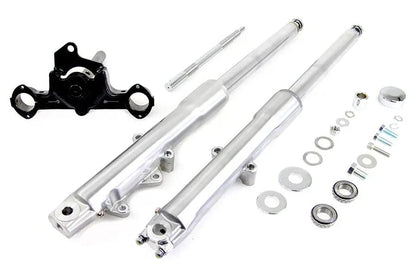 V-Twin 41mm Fork Assembly with Polished Sliders for Harley Davidson FLST Models by V-Twin