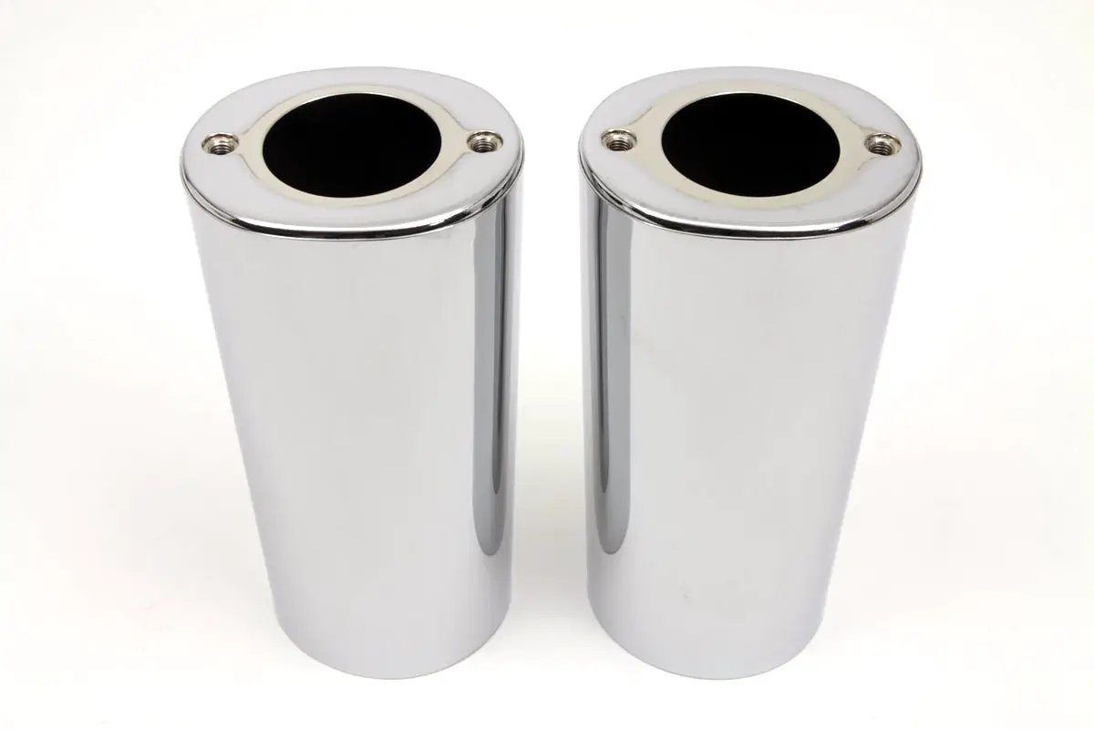 V-Twin Fork Slider Cover Chrome for Harley Davidson FLST (1986-1995) by V-Twin
