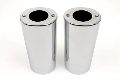 V-Twin Fork Slider Cover Chrome for Harley Davidson FLST (1986-1995) by V-Twin