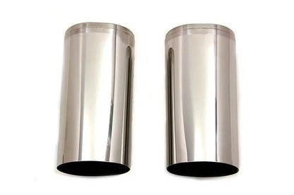 V-Twin Fork Slider Cover Set Stainless Steel for Harley Davidson FLH 1949-1958 by V-Twin