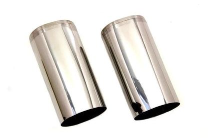 V-Twin Fork Slider Cover Set Stainless Steel for Harley Davidson FLH 1949-1958 by V-Twin