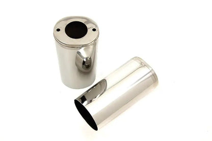 V-Twin Fork Slider Cover Set Stainless Steel for Harley Davidson FLH 1949-1958 by V-Twin