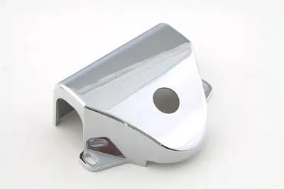 Chrome Handlebar Riser Cover by V-Twin