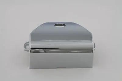 Chrome Handlebar Riser Cover by V-Twin