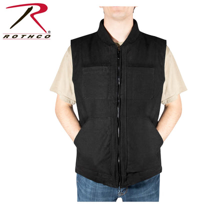 Rothco Concealed Carry Backwoods Canvas Vest Size XL