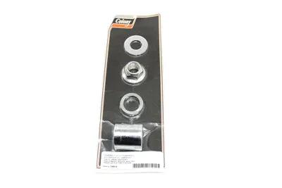 Colony Rear Axle Spacer Kit for Harley Davidson XL 2006-2007, Groove Style Chrome by Colony