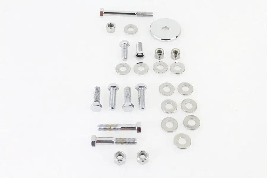 Colony Chrome Plated Lower Engine Mount Kit for Harley Davidson FLT Models by Colony