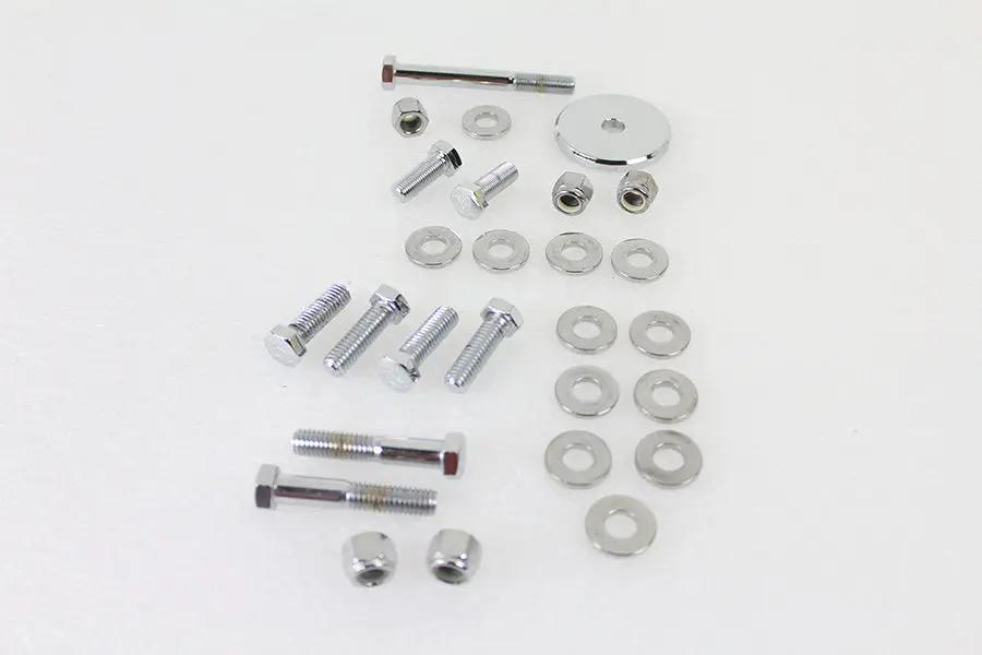 Colony Chrome Plated Lower Engine Mount Kit for Harley Davidson FLT Models by Colony
