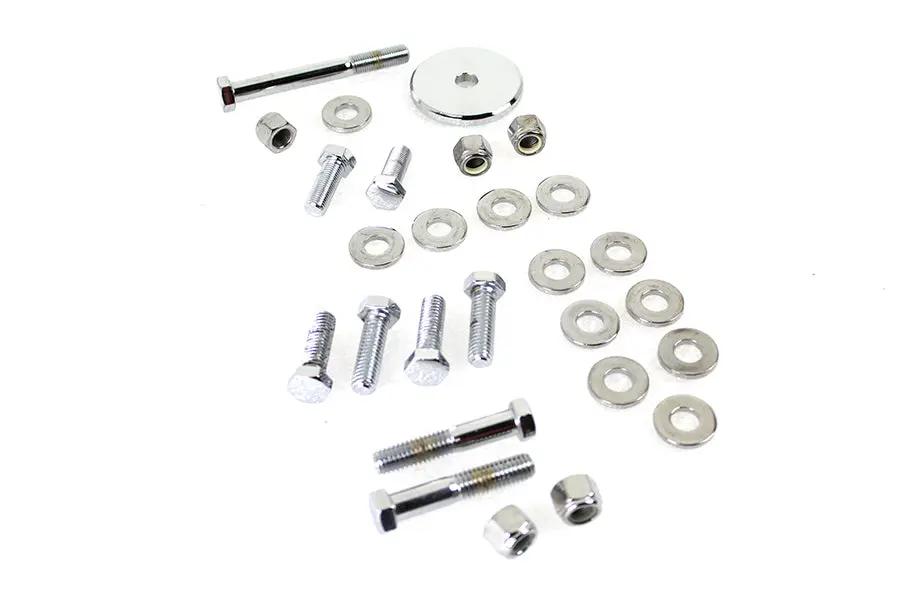 Colony Chrome Plated Lower Engine Mount Kit for Harley Davidson FLT Models by Colony
