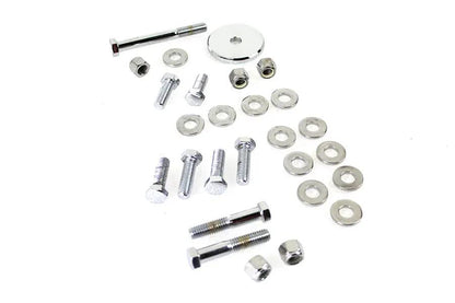 Colony Chrome Plated Lower Engine Mount Kit for Harley Davidson FLT Models by Colony