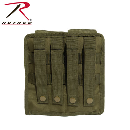 Rothco MOLLE Universal Double Rifle Mag Pouch Black Part Number 51003-BK