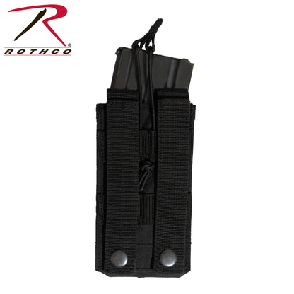 Rothco MOLLE Open Top Single Mag Pouch Black - Part Number 31002