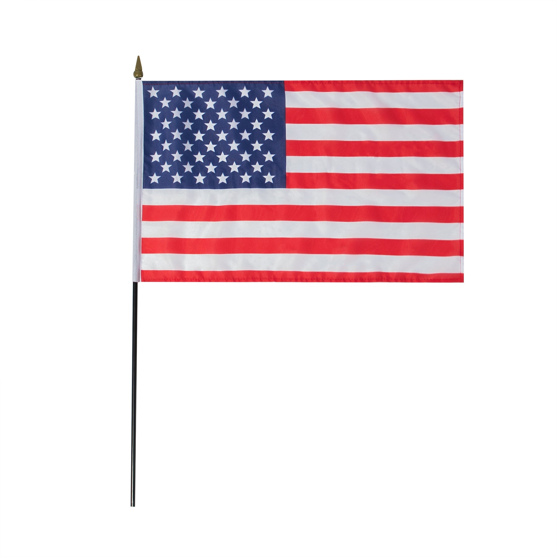 Rothco US Stick Flag 12 x 18 Inches - Durable Polyester American Flag for Parades and Decorations