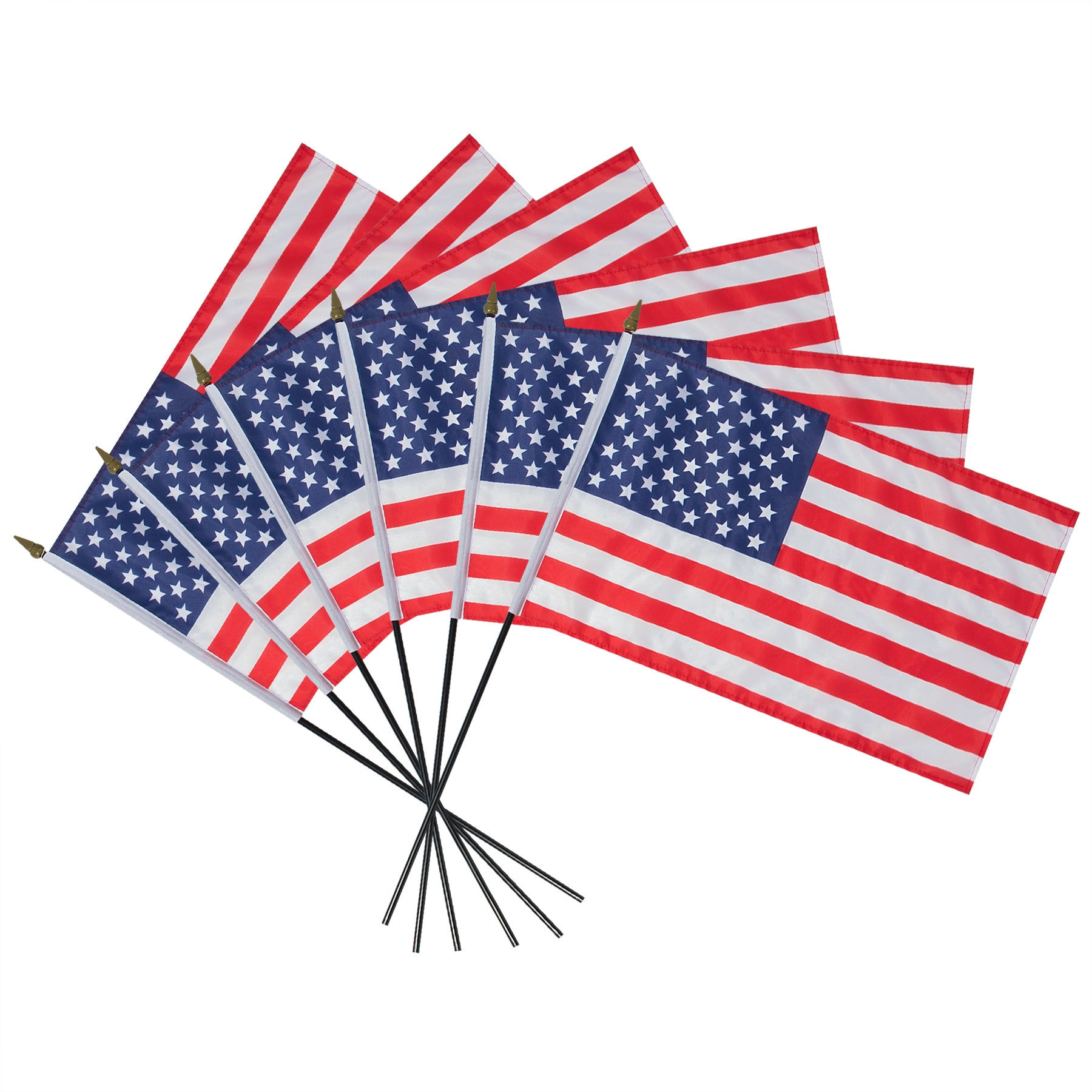 Rothco US Stick Flag 12 x 18 Inches - Perfect for Parades and Decorations