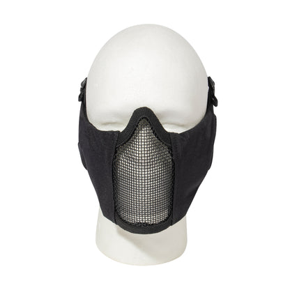 Rothco Steel Half Face Mask with Ear Guard - Black (Part Number 10857)