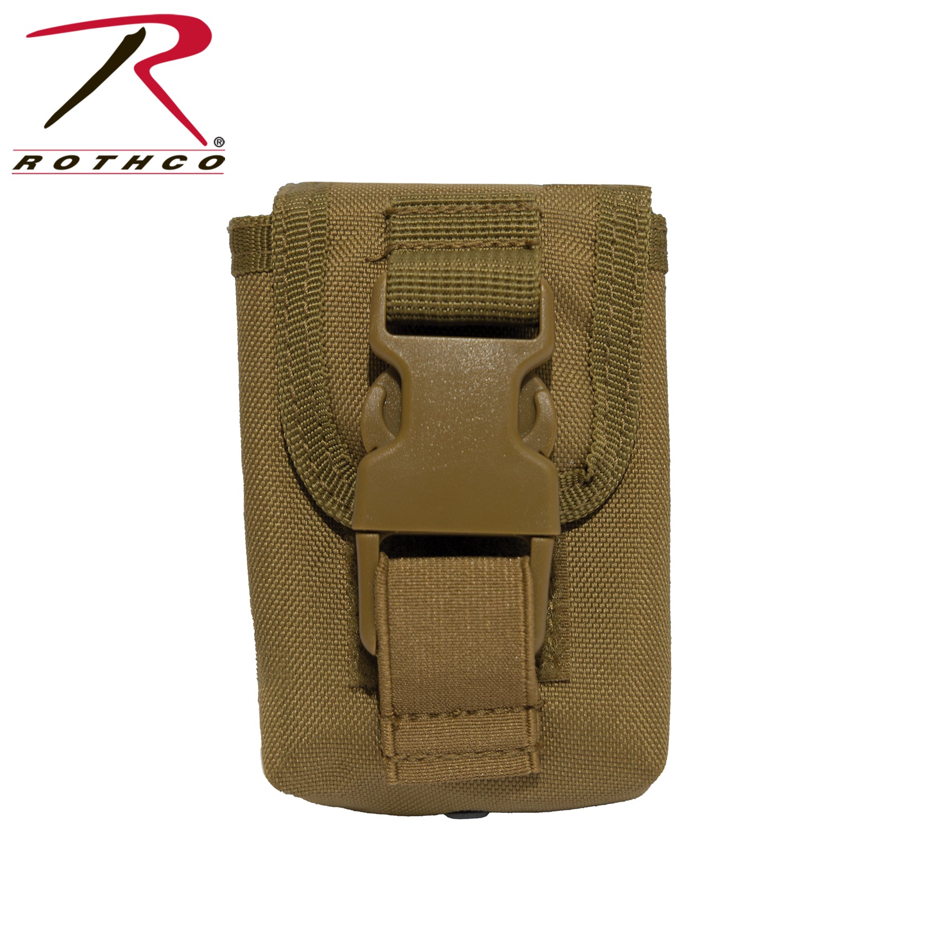 Rothco MOLLE Strobe, GPS, and Compass Pouch Coyote Brown – Tactical Loadout Organizer