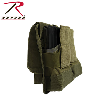 Rothco MOLLE Universal Double Rifle Mag Pouch - Olive Drab, Part Number 51003-OD