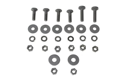 Colony Parkerized Rear Fender Frame Clamp Bolt Kit for Harley Davidson U Models by Colony