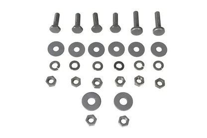 Colony Parkerized Rear Fender Frame Clamp Bolt Kit for Harley Davidson U Models by Colony
