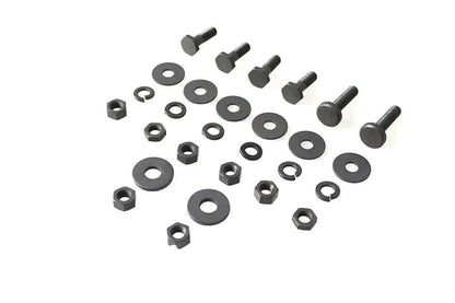 Colony Parkerized Rear Fender Frame Clamp Bolt Kit for Harley Davidson U Models by Colony