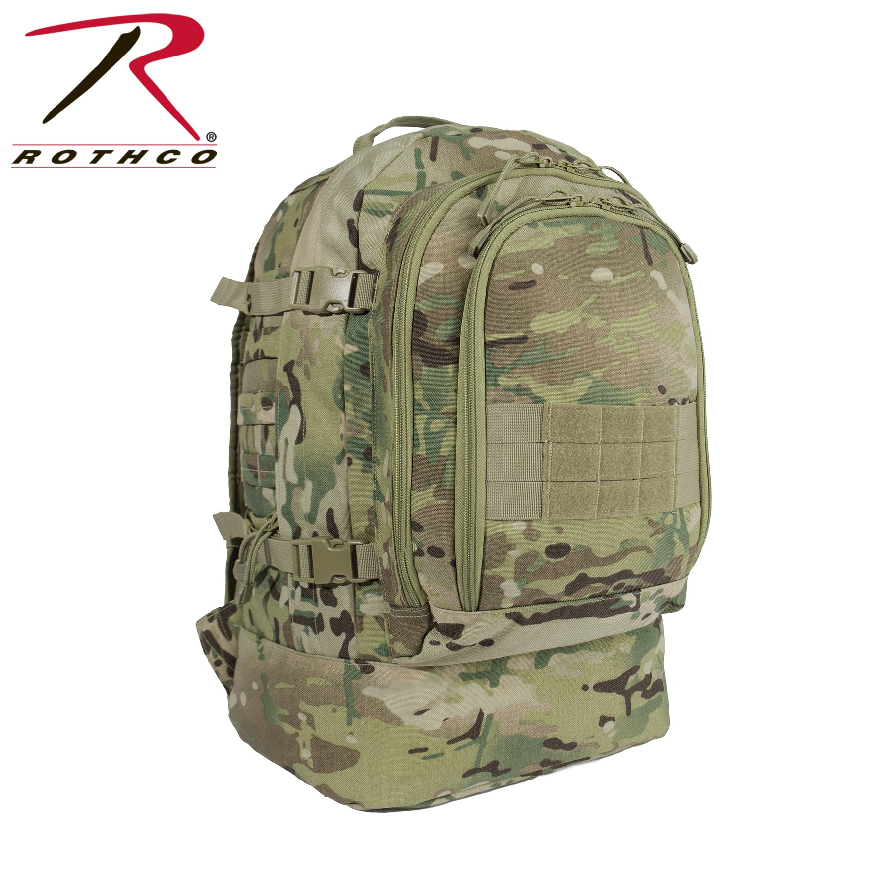 Rothco Skirmish 3 Day Assault Backpack MultiCam - Tactical Military Pack with Multiple Compartments
