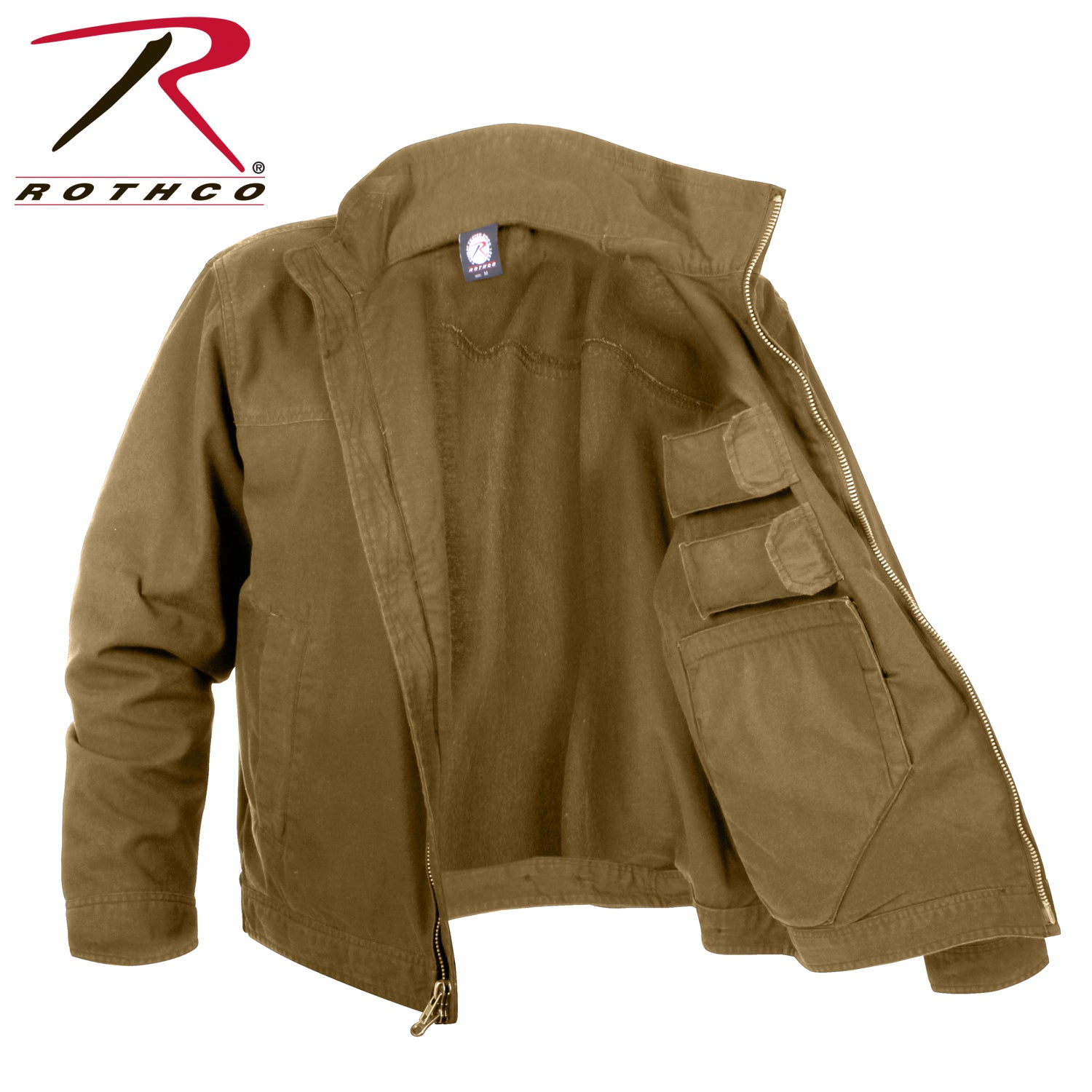 Rothco Lightweight Concealed Carry Jacket 4XL in Coyote Brown