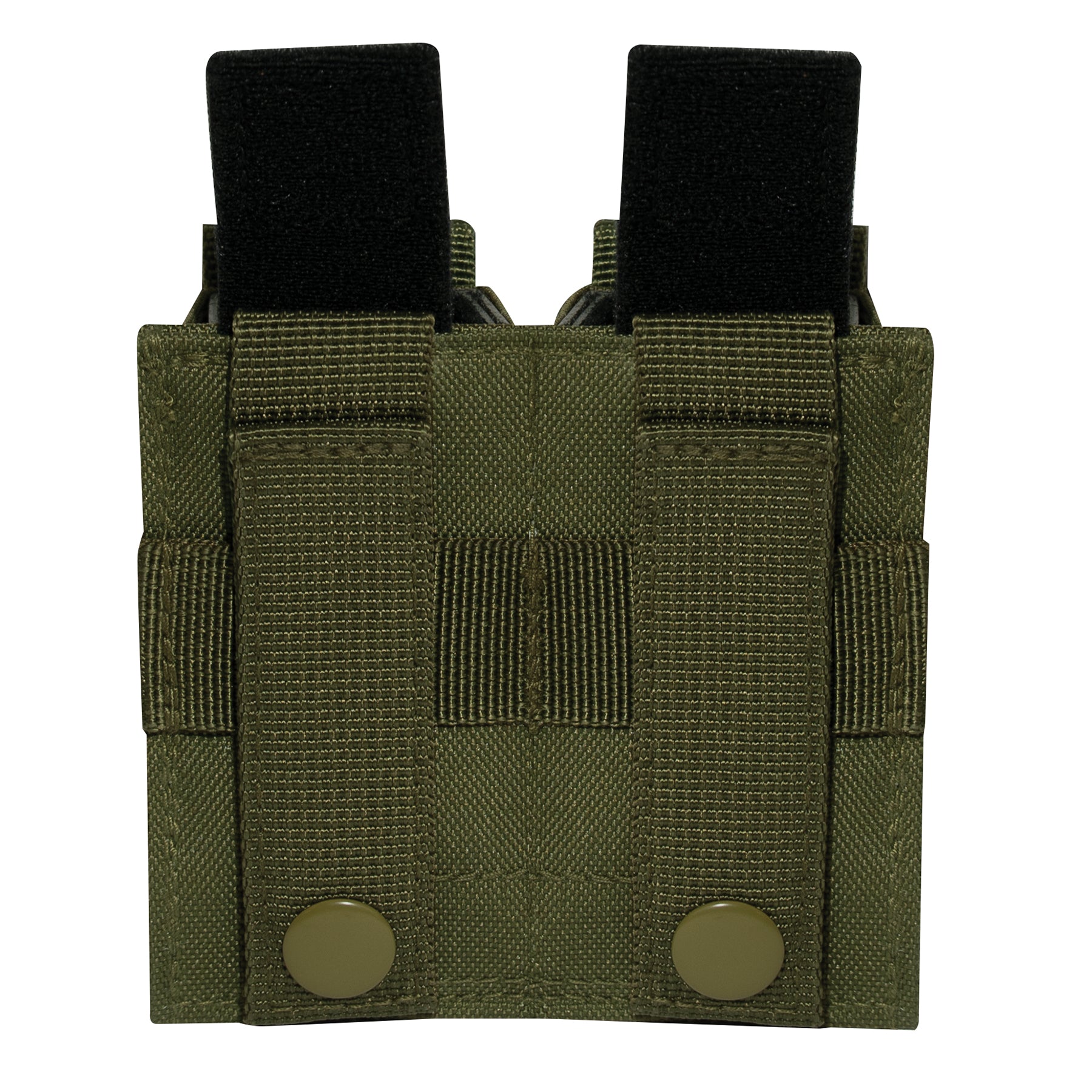 Rothco MOLLE Double Pistol Mag Pouch with Inserts - Olive Drab, Part 51001-OD
