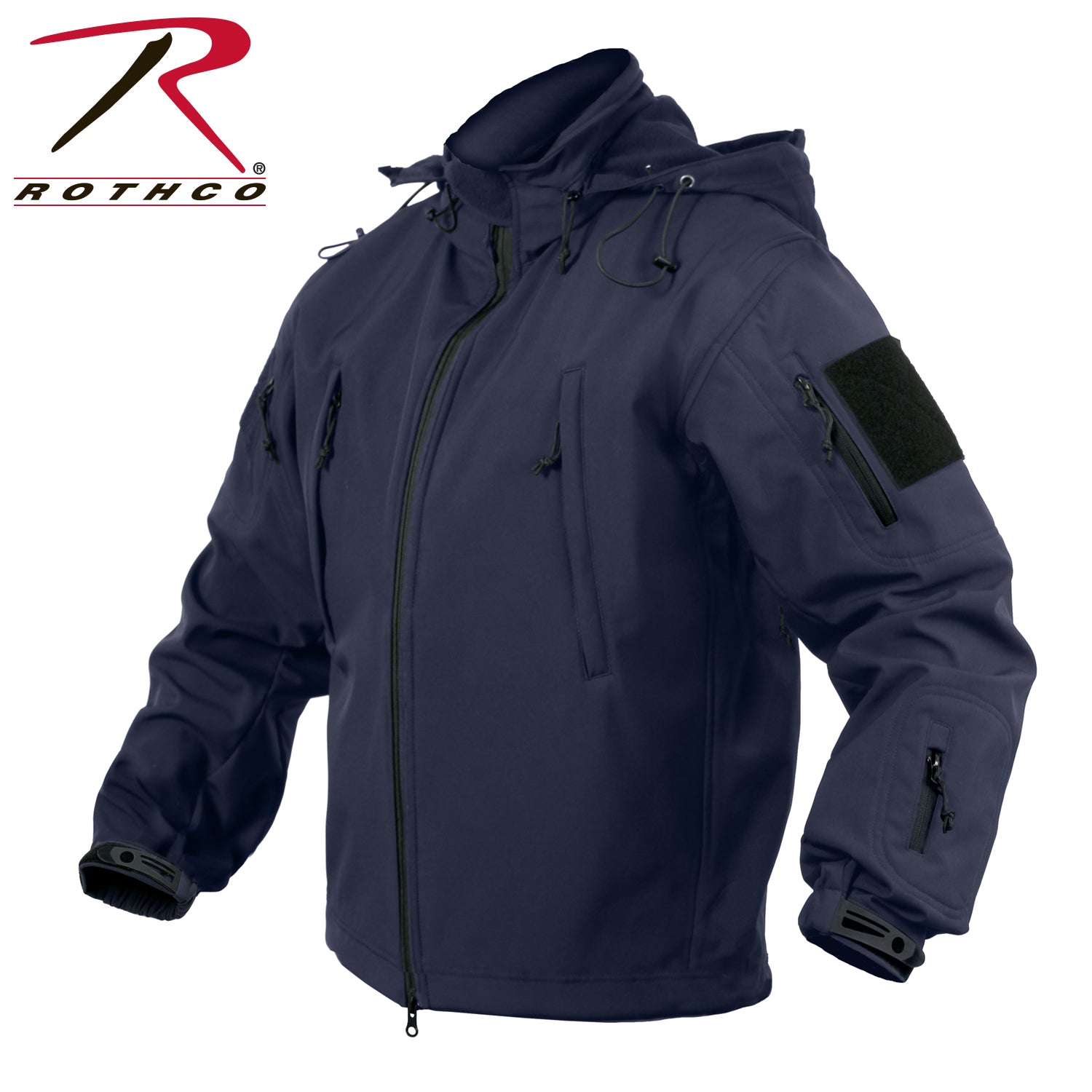 Rothco Concealed Carry Soft Shell Jacket 4XL Midnight Navy Blue with Waterproof and Tactical Features