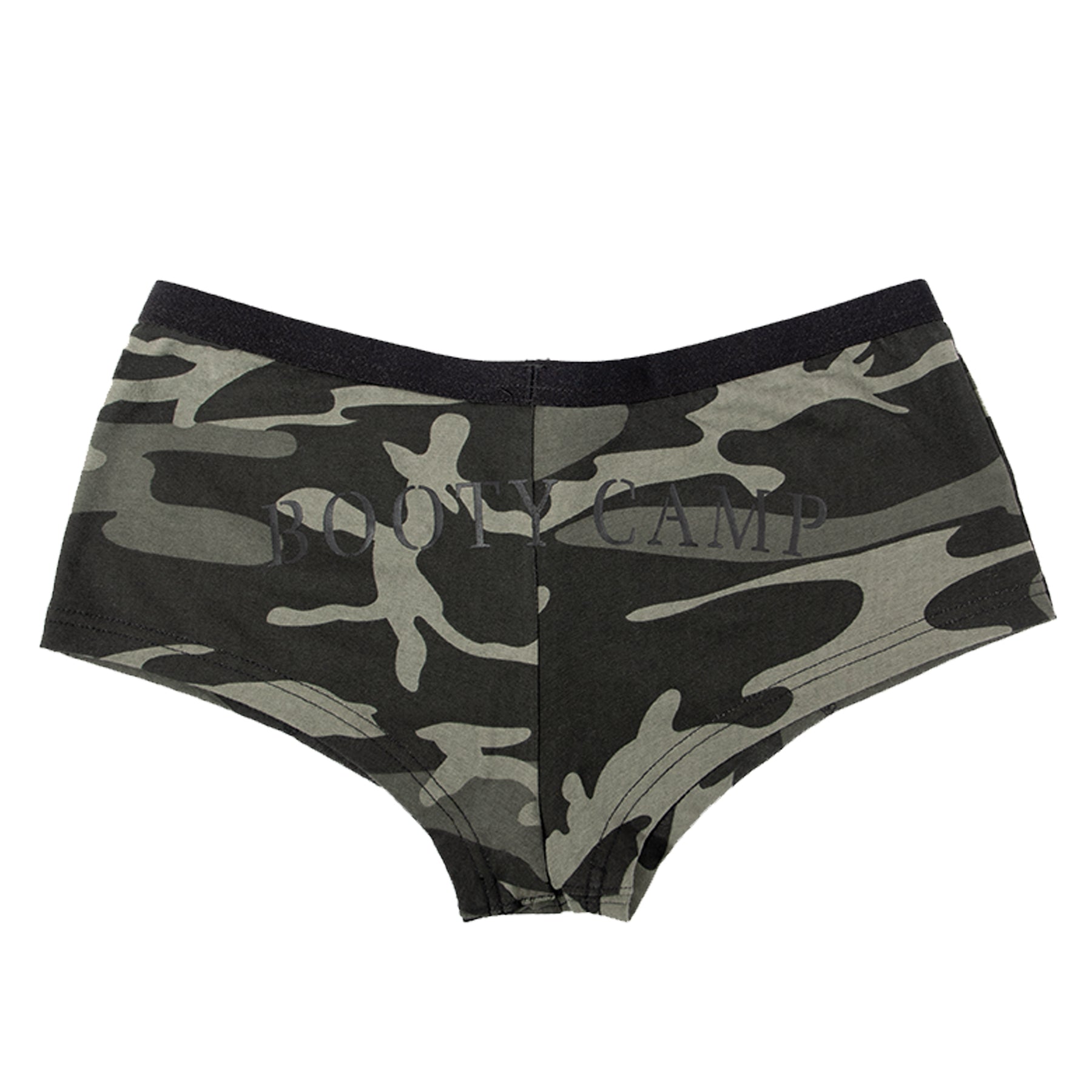 Rothco Black Camo Booty Camp Booty Shorts 2XL