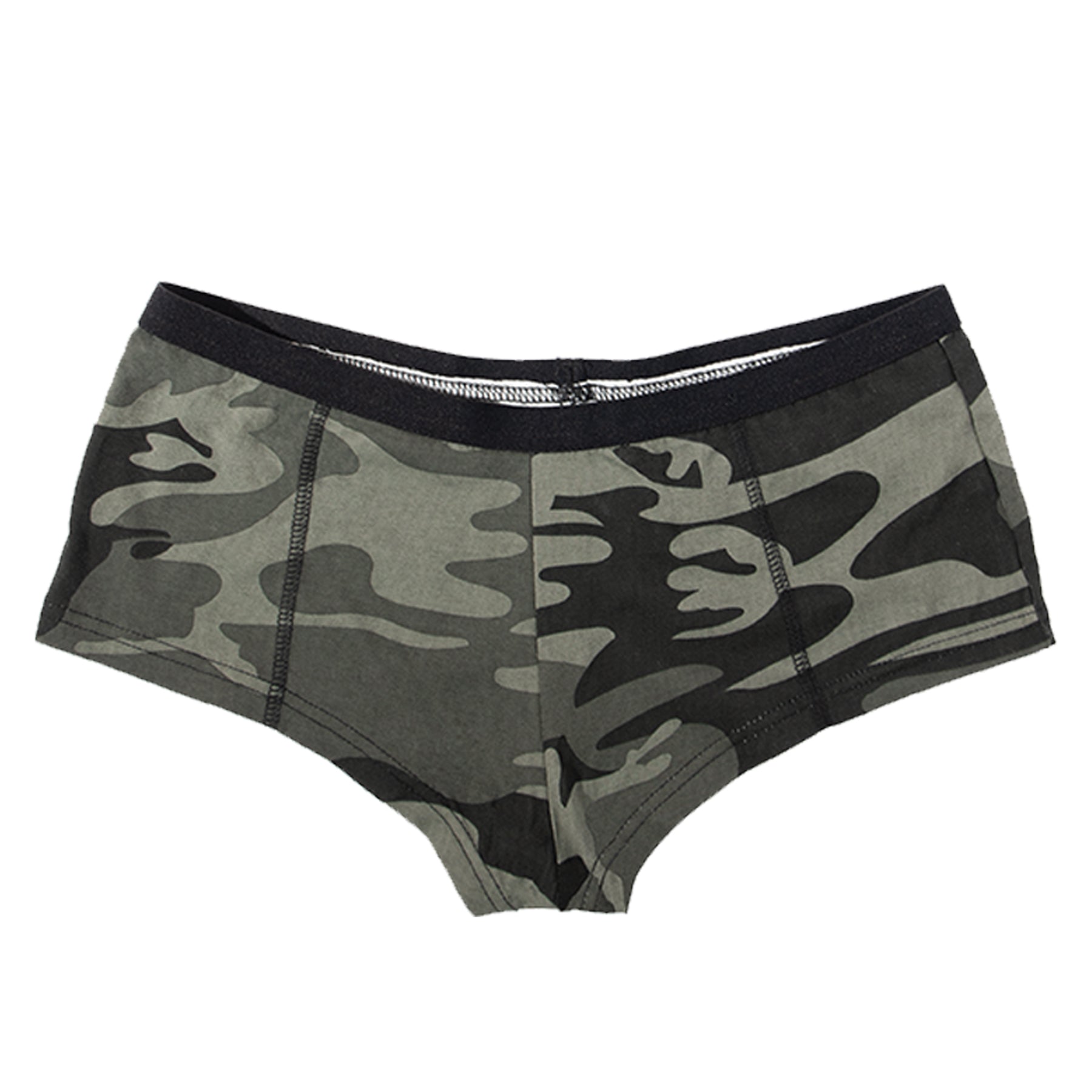 Rothco Black Camo Booty Camp Booty Shorts 2XL