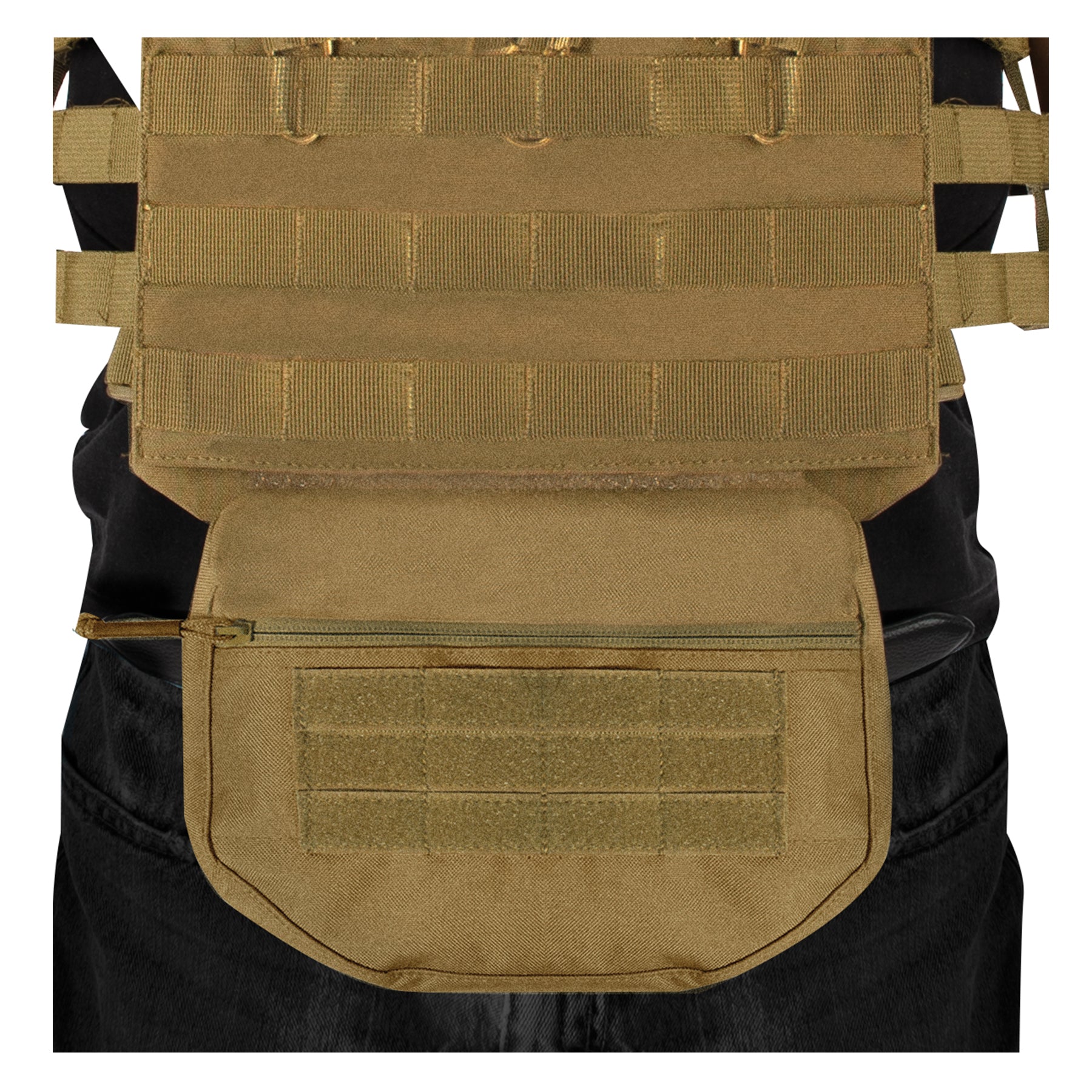 Rothco MOLLE Front Pouch MultiCam - Tactical Gear Compatible with Plate Carriers