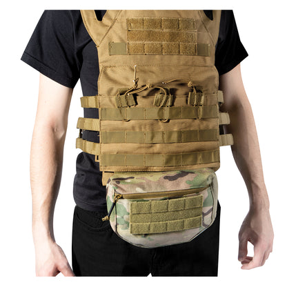 Rothco MOLLE Front Pouch MultiCam - Tactical Gear Compatible with Plate Carriers