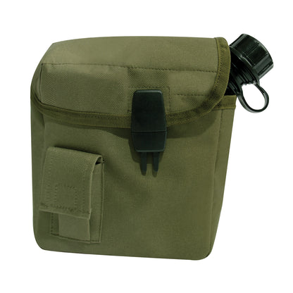 Rothco MOLLE 2 Qt. Bladder Canteen Cover Olive Drab - Durable Tactical Hydration Solution