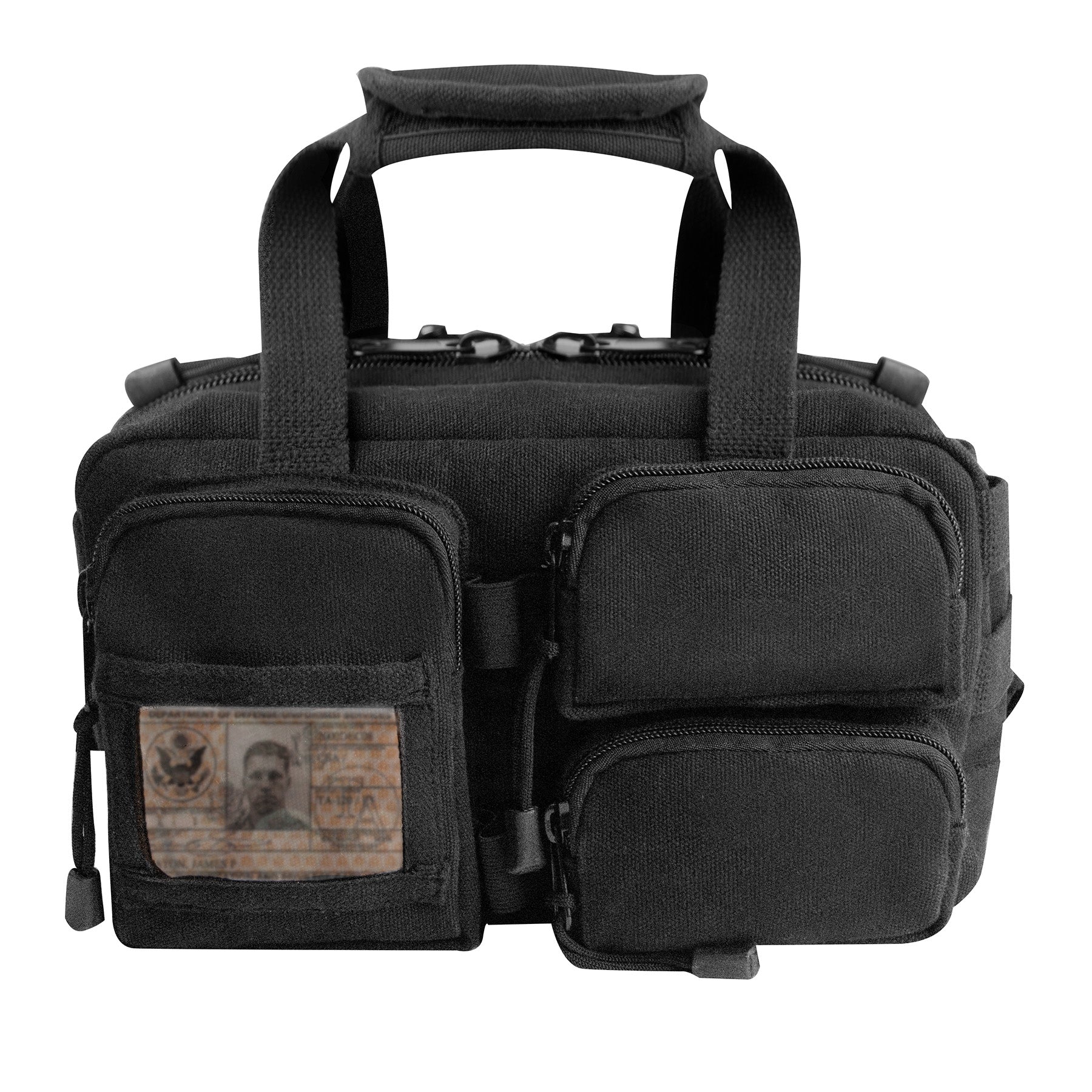 Rothco Canvas Tactical Tool Bag with MOLLE Webbing and Multiple Storage Compartments