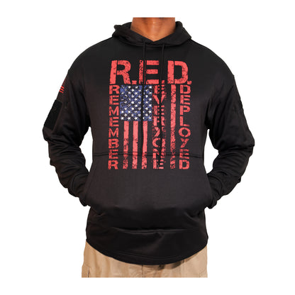 Rothco Concealed Carry R.E.D. Hoodie Black Size Large with Tactical Features