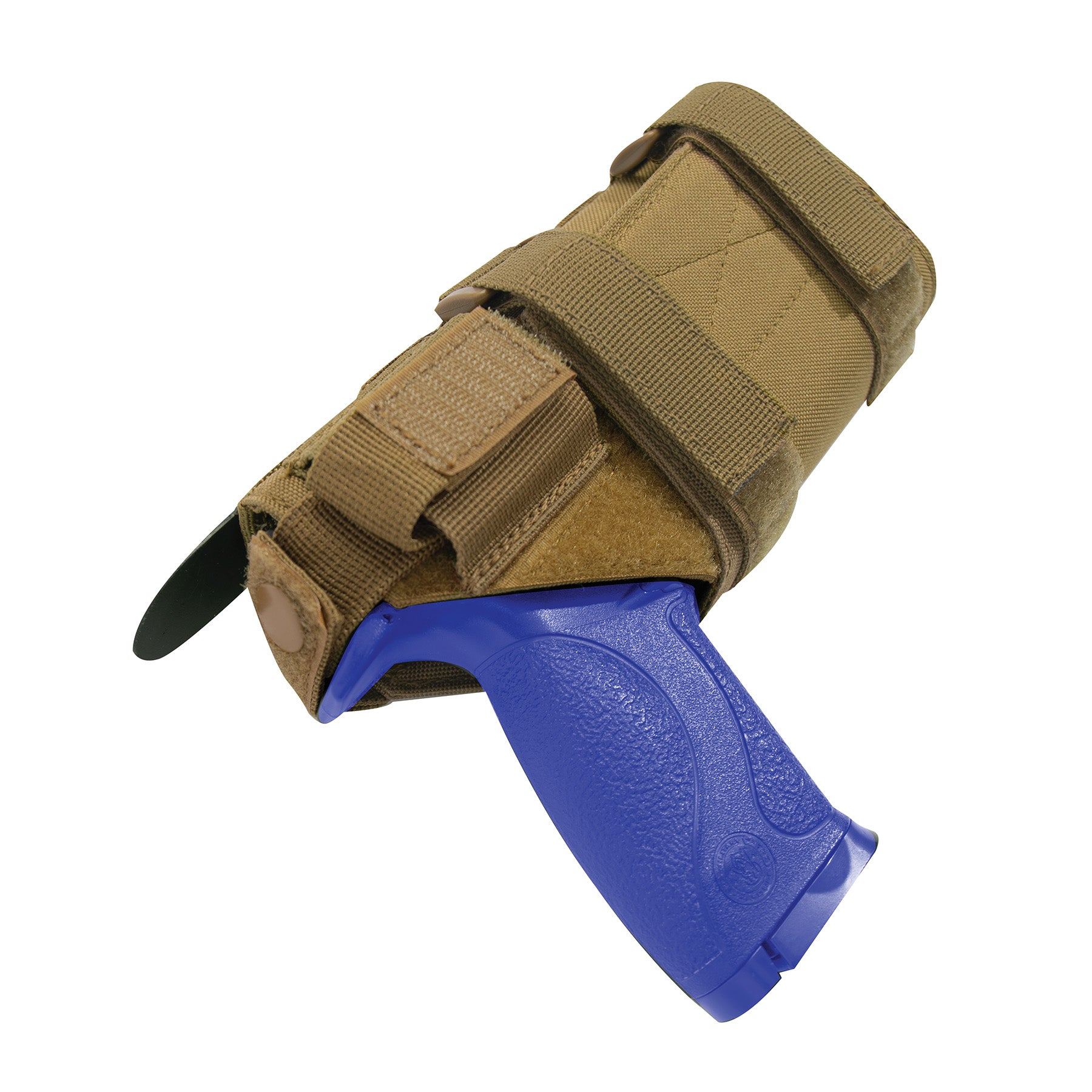 Rothco Low Profile MOLLE Pistol Holster in Coyote Brown – Adjustable Tactical Firearm Carry Solution