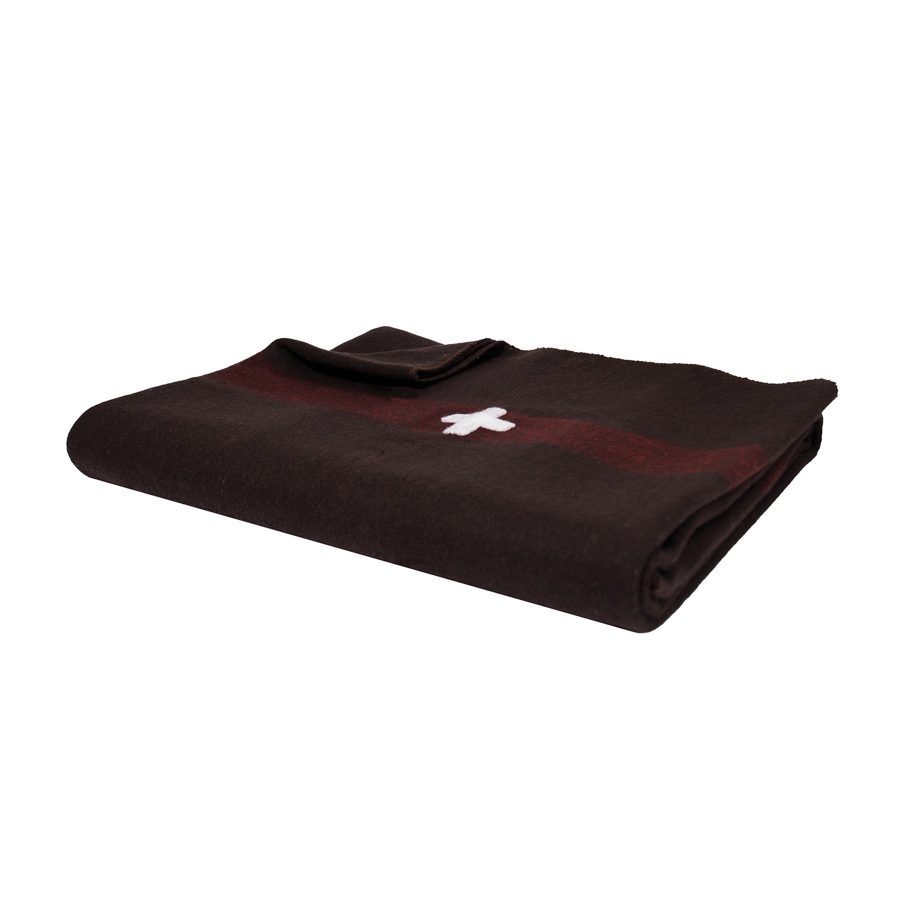 Rothco Swiss Wool Blanket with Cross - Heavyweight 70% Wool Emergency Blanket, 62 x 80 inches