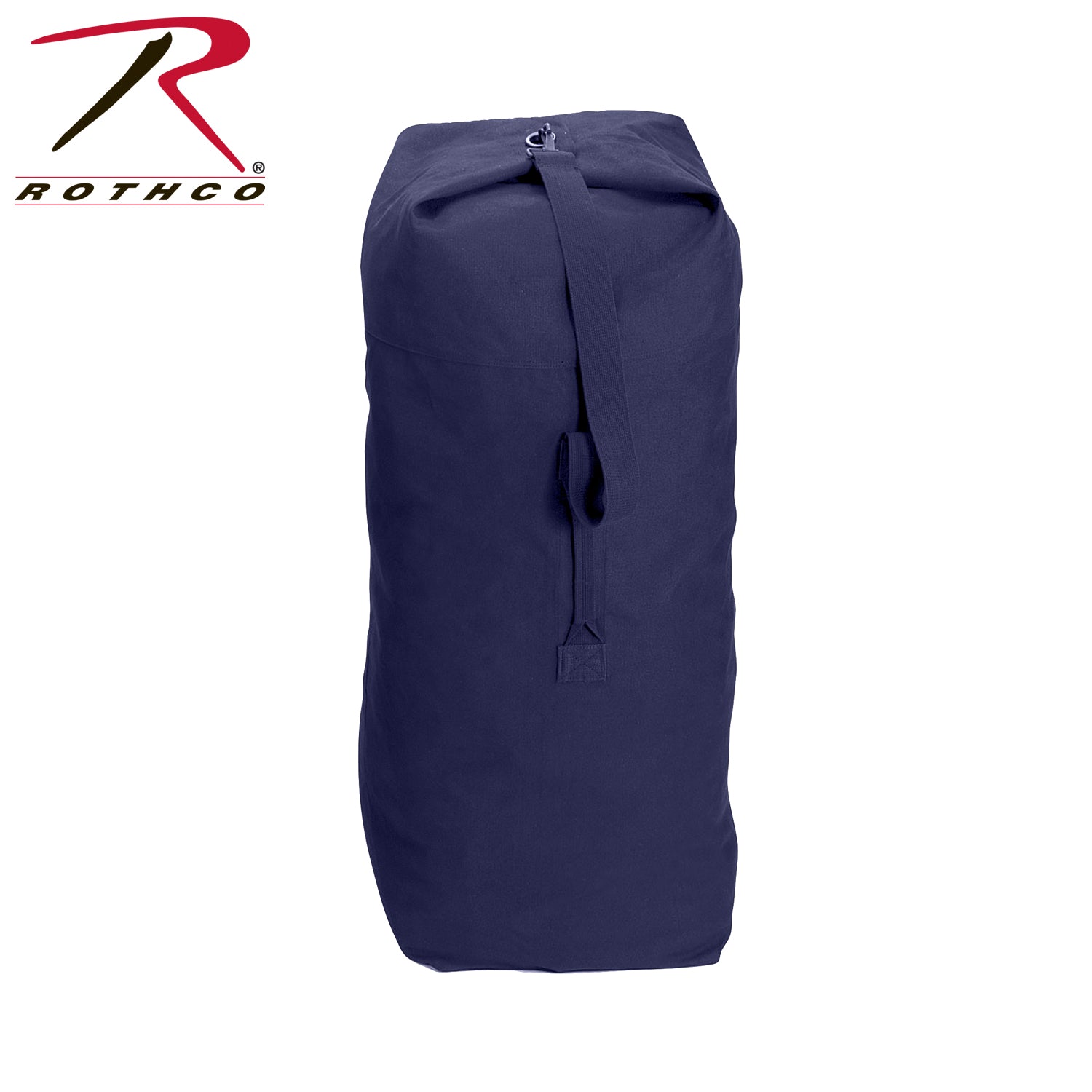 Rothco Heavyweight Top Load Canvas Duffle Bag Navy Blue, 30" x 50" - Durable Military-Grade Gear Bag