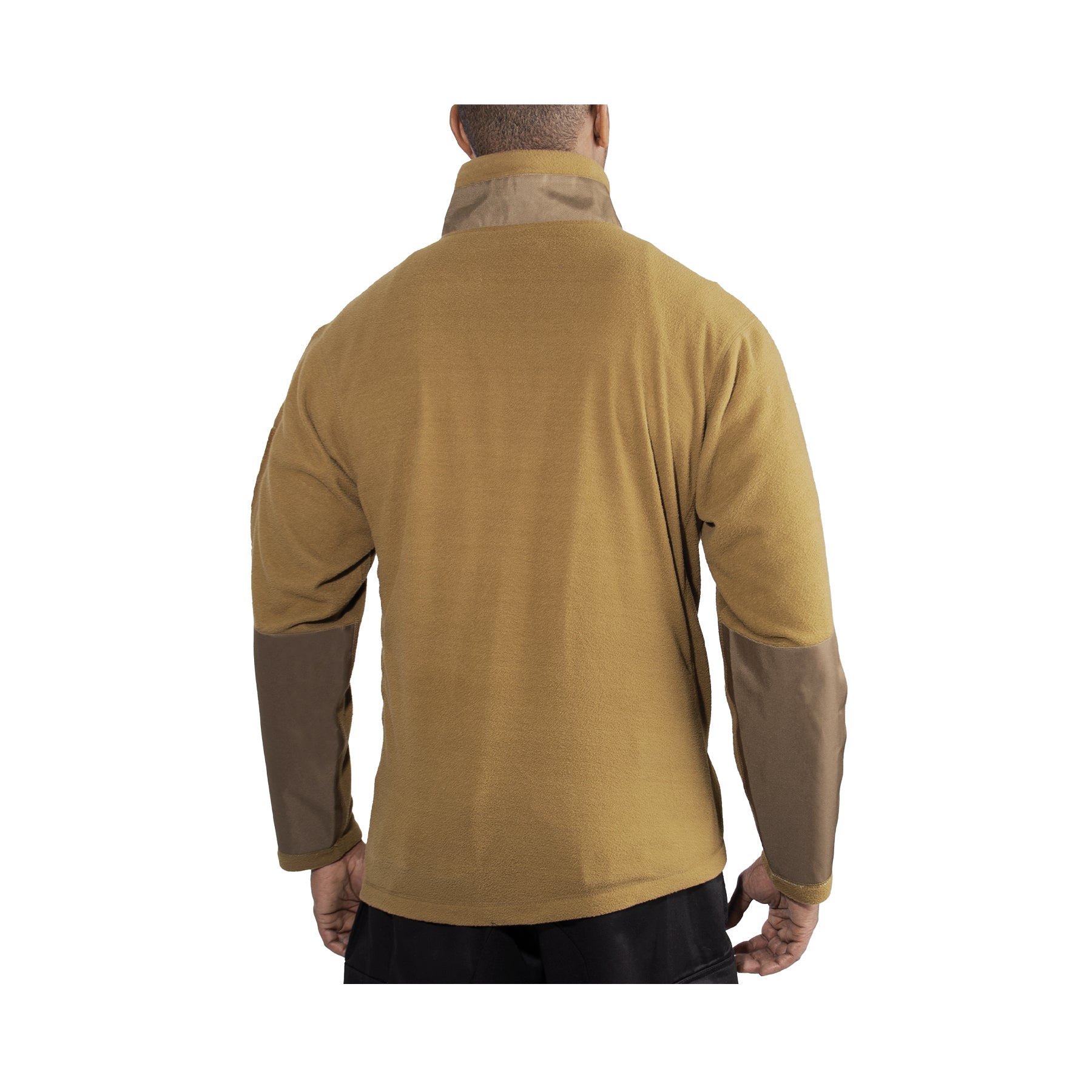 Rothco Quarter Zip Fleece Pullover in Coyote Brown Size 2XL – Warm and Durable Tactical Layer