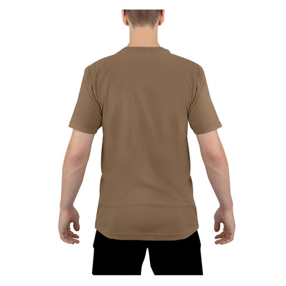 Rothco Athletic Fit Solid Color T-Shirt in Brown, Size Large