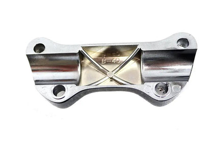 MCM Black Skull Riser Top Clamp for Harley Davidson FX Models by MCM