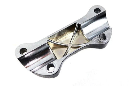 MCM Black Skull Riser Top Clamp for Harley Davidson FX Models by MCM