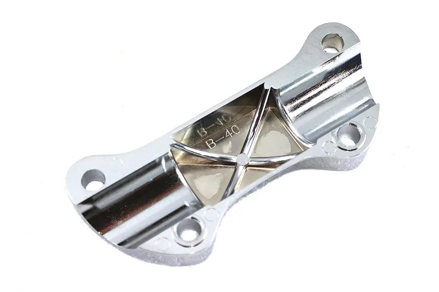 MCM Skull Riser Top Clamp Chrome for Harley Davidson FX Models by MCM