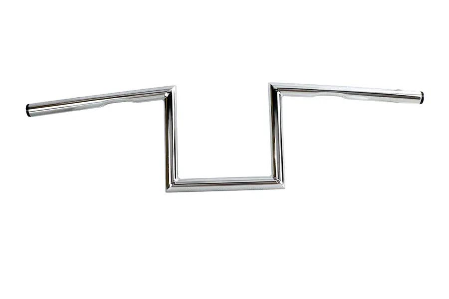 V-Twin 8 Inch Z-Bar Handlebar Chrome Part 20320 for Custom Motorcycles by V-Twin
